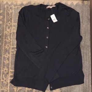 NWT Loft cardigan (dark blue)